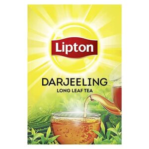 Lipton Darjeeling Long Leaf Loose Tea 250 g, 100% pure and authentic Darjeeling Long Leaf Black Tea Flavour : Green Tea